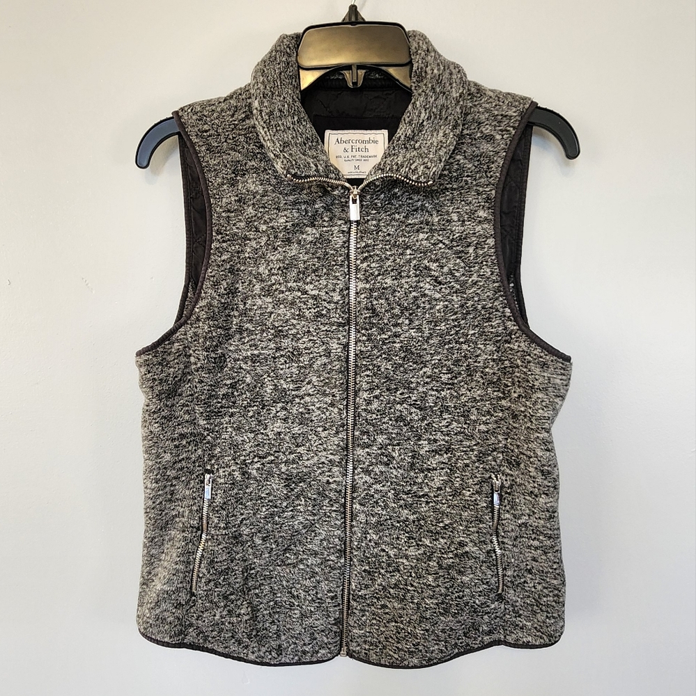 Abercrombie & Fitch Fleece Quilted Vest